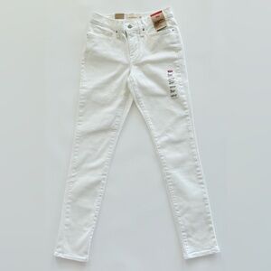 Levi's‎ 311 Shaping Skinny White Tab Jeans Women's Size 6 Medium W28 L30 New NWT